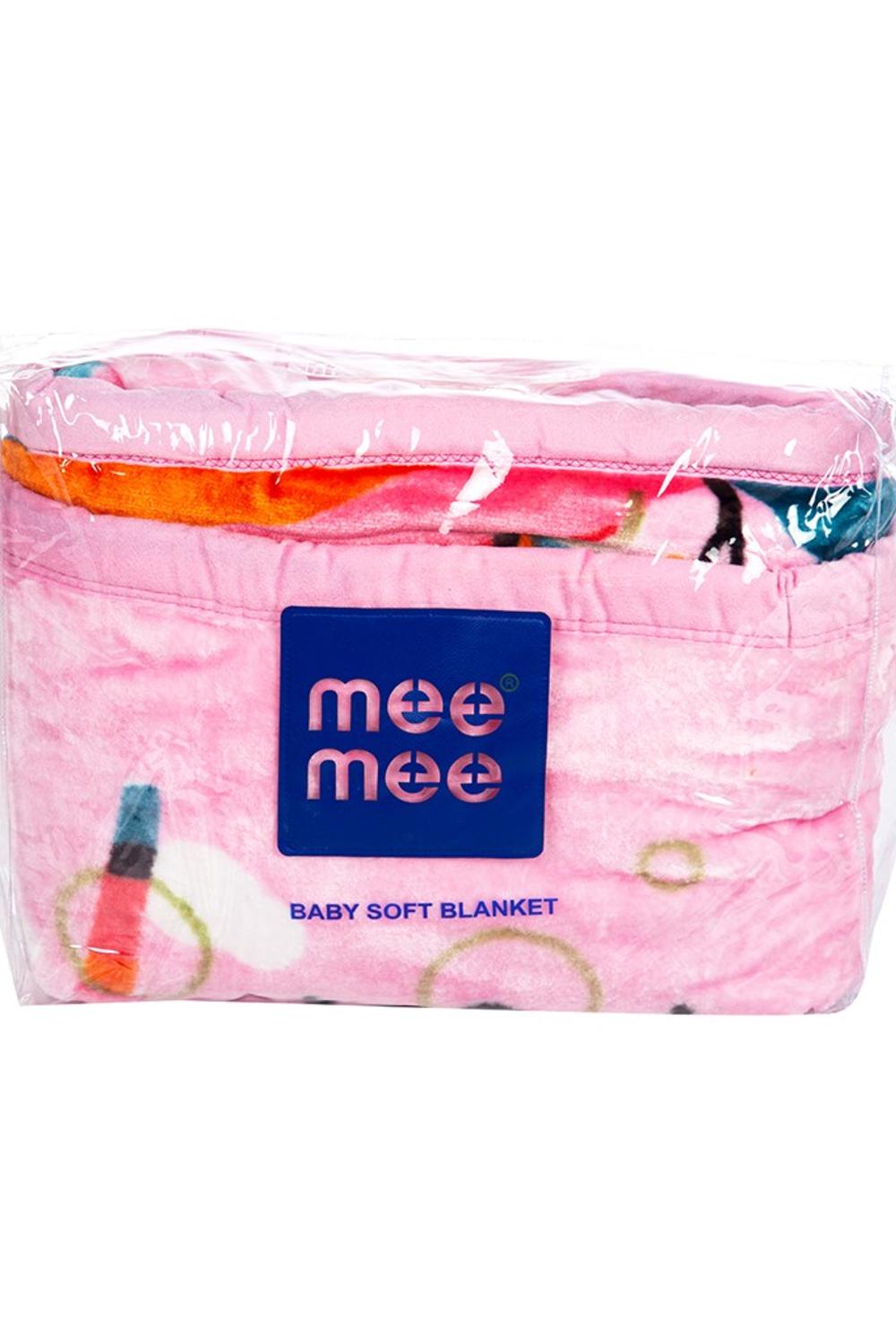 Mee Mee Soft Baby Blanket (Dark Pink)